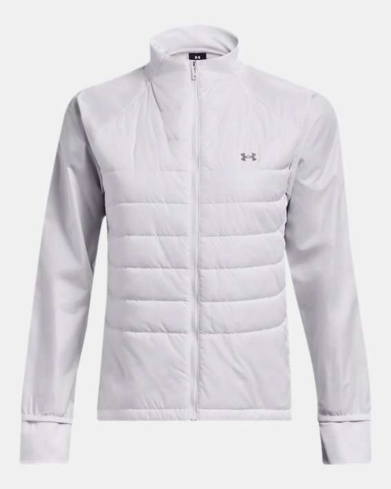 Women's UA Storm Insulated Run Hybrid Jacket, White, pdpMainDesktop image number 5
